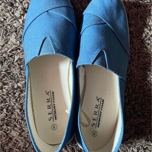 Serra Women's Casual Blue Loafers